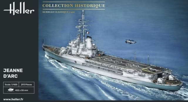 81034 1/400 Jeanne D'Arc French Helicopter Carrier Ship
