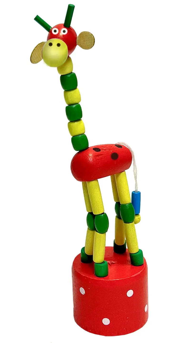 Collapsible Dancing Wooden Giraffe