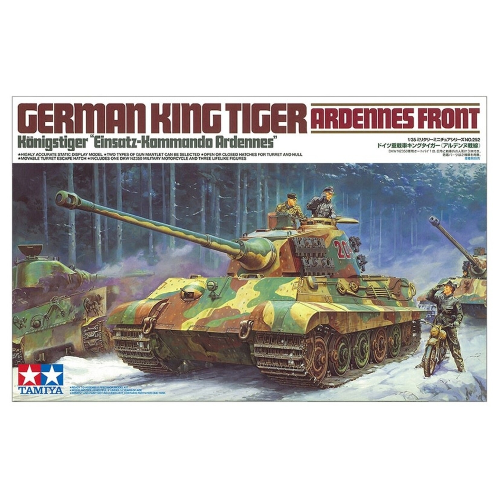 Tamiya 35252 German King Tiger Ardennes 1/35