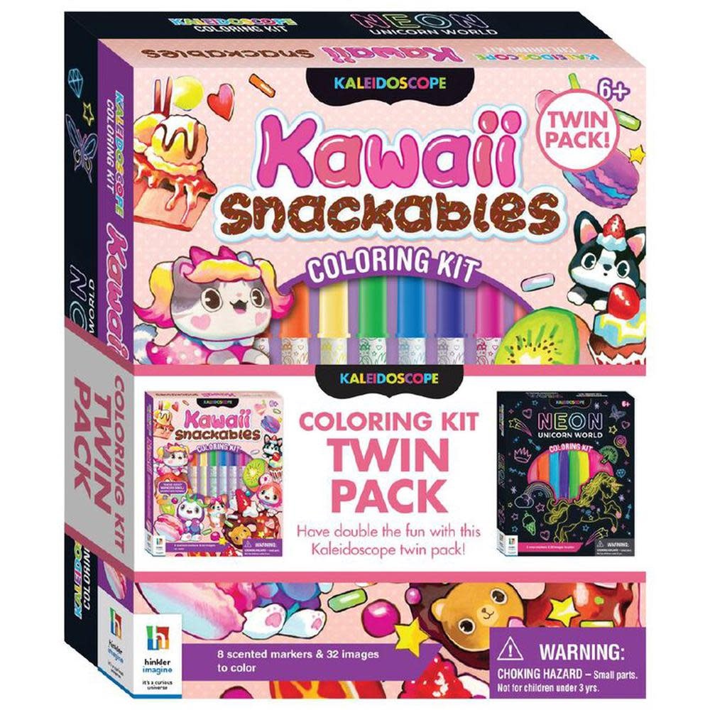 Kawaii Snackables Coloring Twin Pack