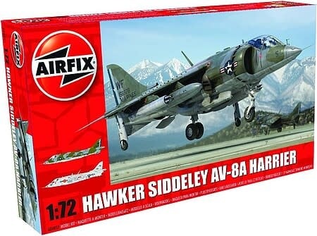4057 1/72 Hawker Siddeley Harrier AV8A Combat Aircraft