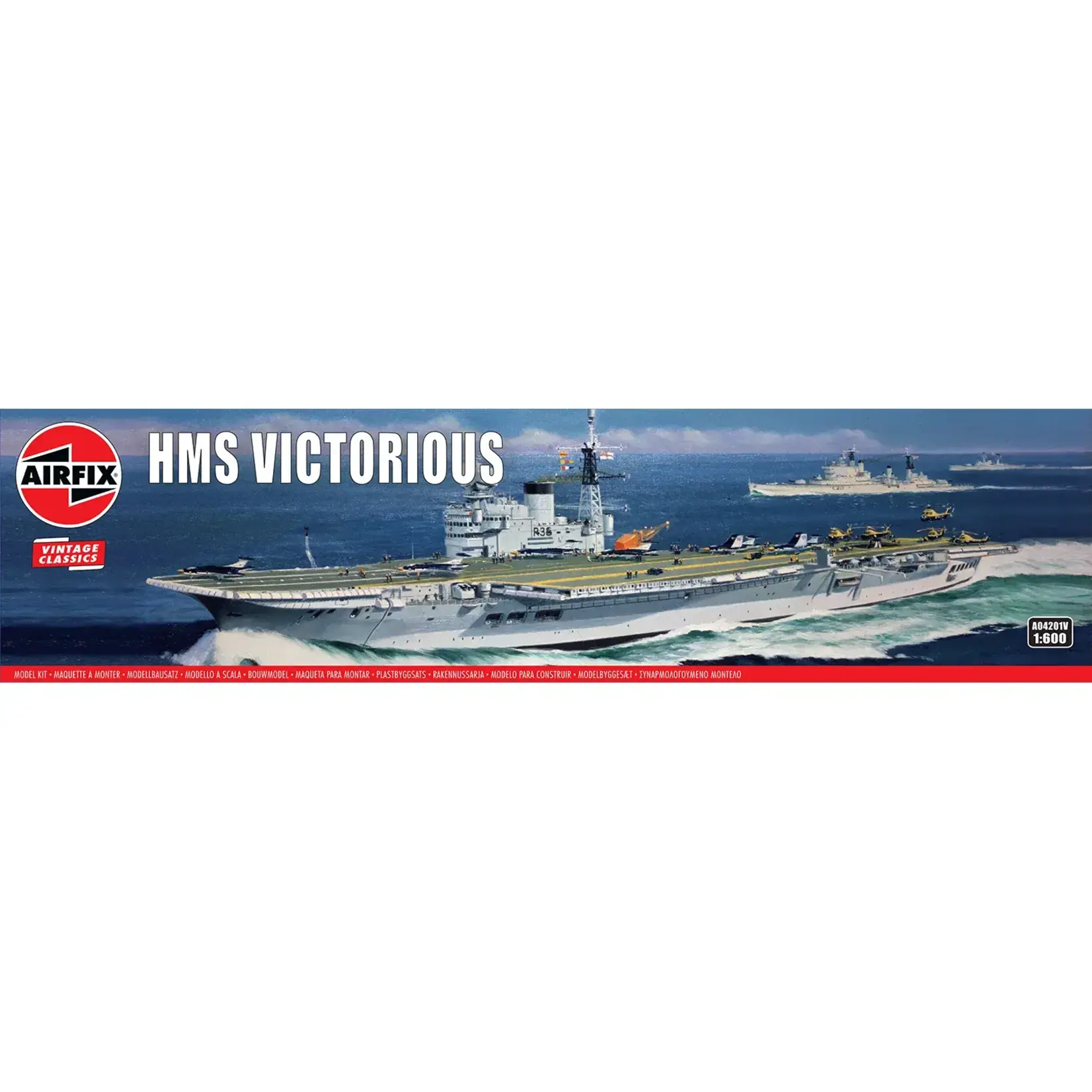 Airfix 4201 1/600 HMS Victorious British Aircraft Carrier