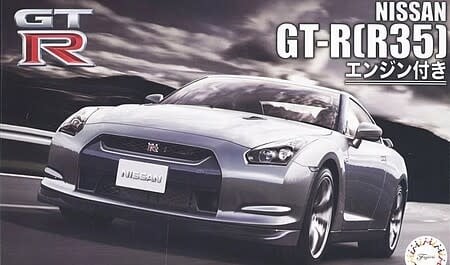 4749 1/24 Nissan GT-R R35 Sports Car w Engine