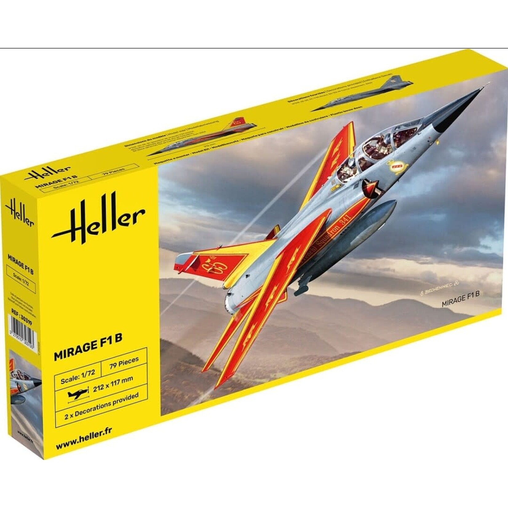 Heller 30319 1/72 Mirage F1B Fighter