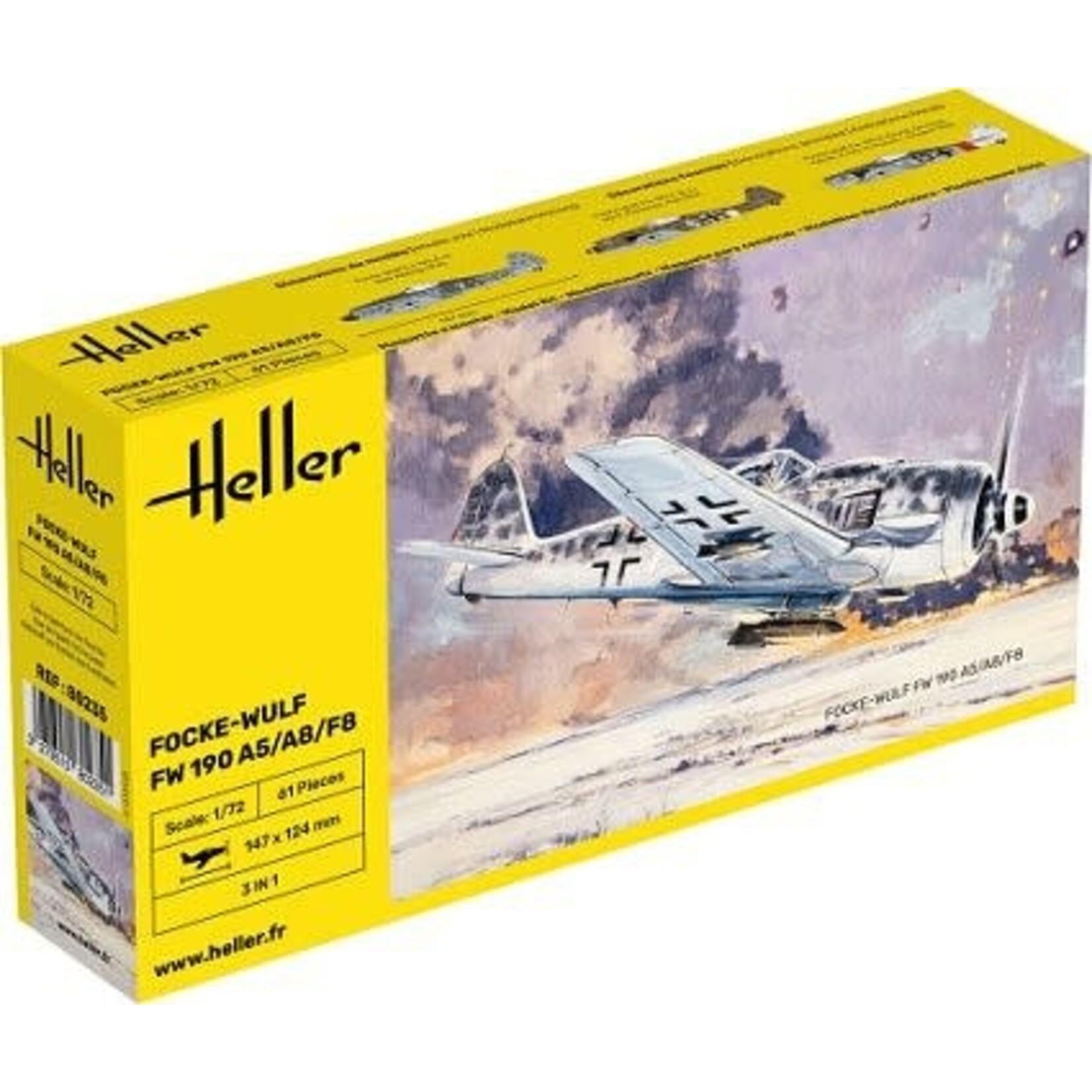 Heller 80235 1/72 Focke Wulf Fw190A/F Aircraft