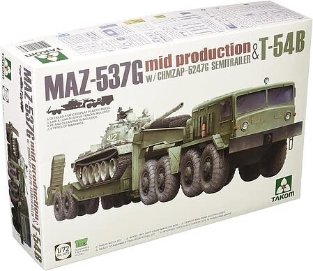 5013 1/72 MAZ537G Mid Production Tank Tractor