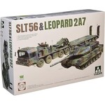 Takom 5011 1/72 SLT56 Tank Transporter & Leopard 2A7 Tank - 2 Kits