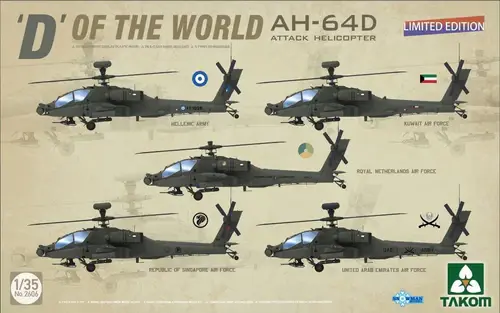2606 1/35 AH64D Attack Helicopter Ltd