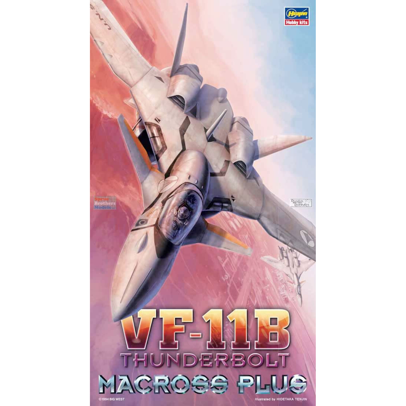 Hasegawa 65722 1/72 Macross Plus VF11B Thunderbolt Fighter Ltd