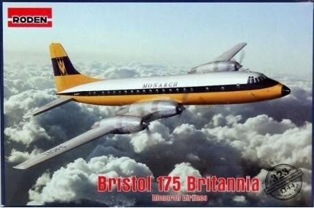 323 1/144 Bristol 175 Britannia Monarch Airliner