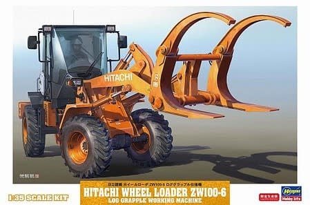 66105 1/35 Hitachi ZW100-6 Log Grapple Wheel Loader Construction