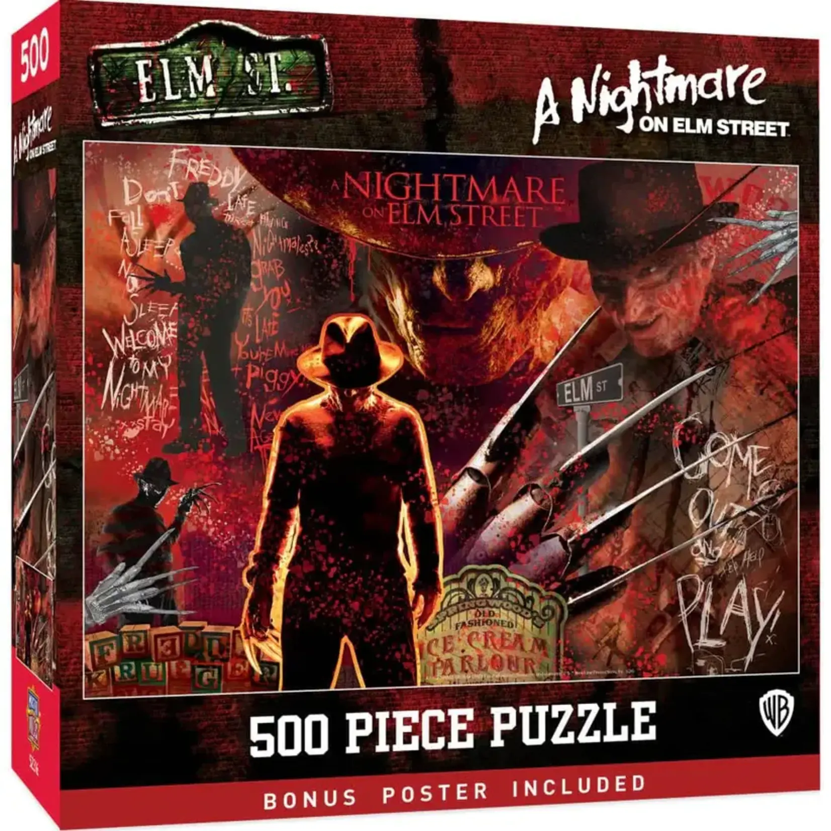 MasterPieces 32660 Nightmare On Elm Street 500pc Puzzle