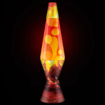 Schylling 2049 Lava Lamp Erupting Crater Yellow/Red 14.5"