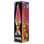 Schylling 2090 Lava Lamp Flowing Color Bands- Yellow/Purple 14.5"