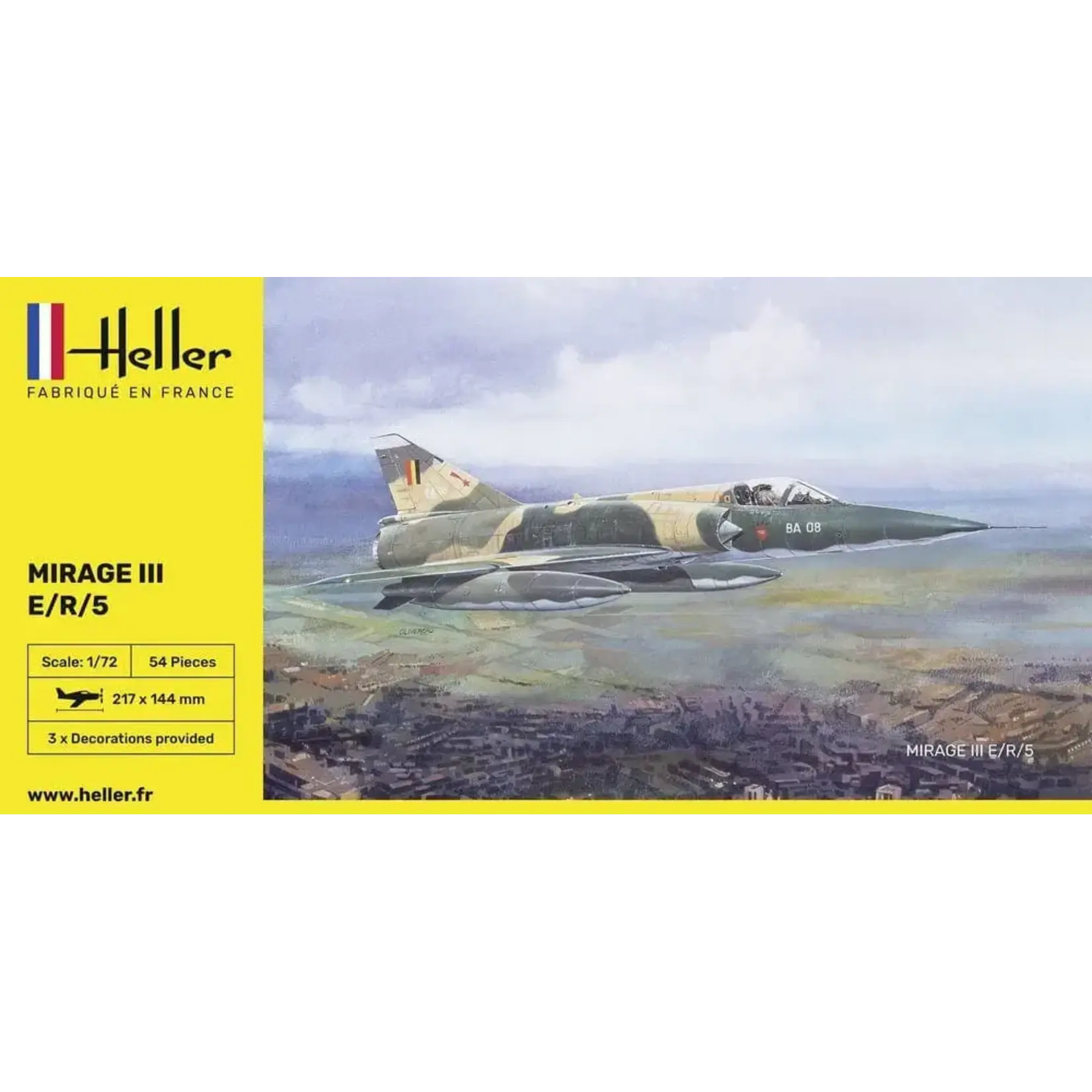 Heller 80323 1/72 Mirage III E/R/5 Fighter