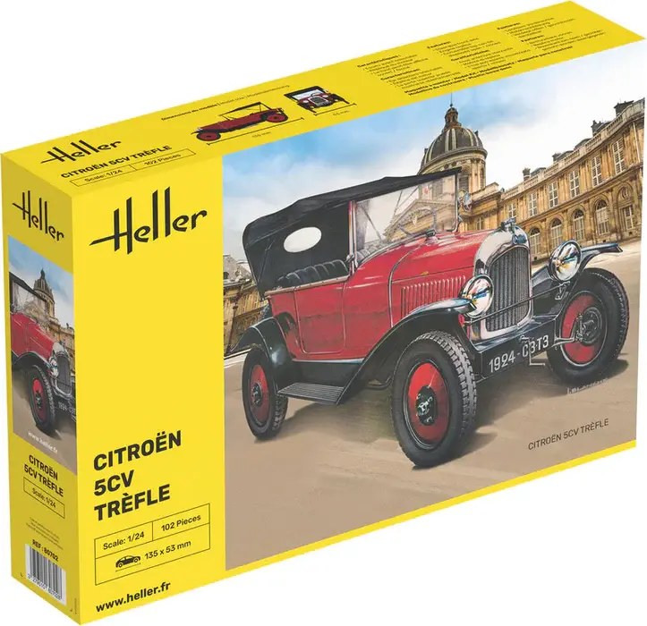 80702 1/24 Citroen 5CV Trefle Vintage Car