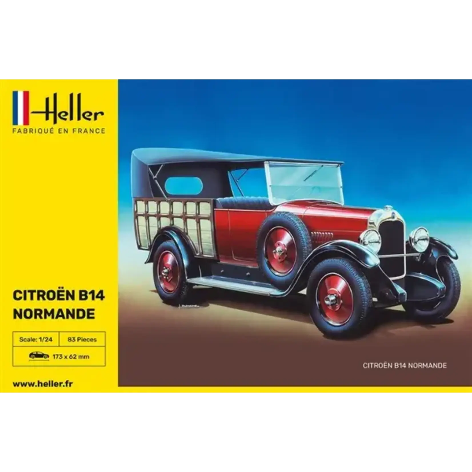 Heller 80729 1/24 Citroen B14 Normande Car