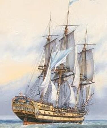 80889 1/150 LeGlorieux Sailing Ship
