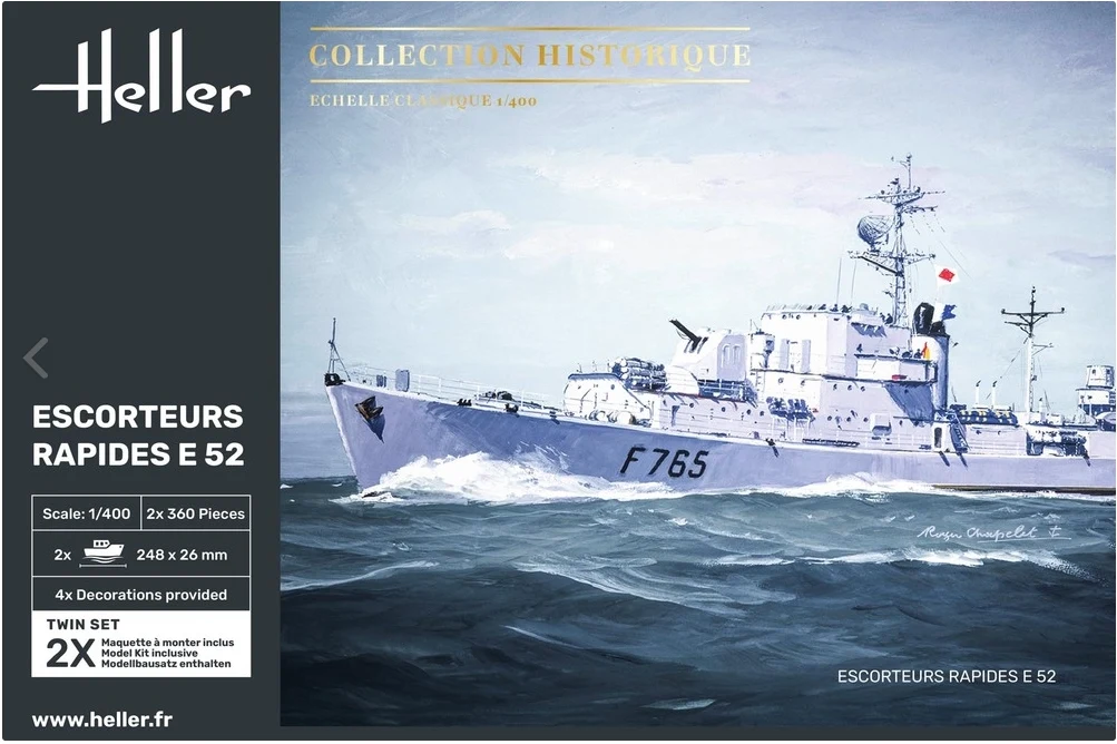 81094 1/400 Escorteurs Rapides E 52 French Frigate - 2 Kits