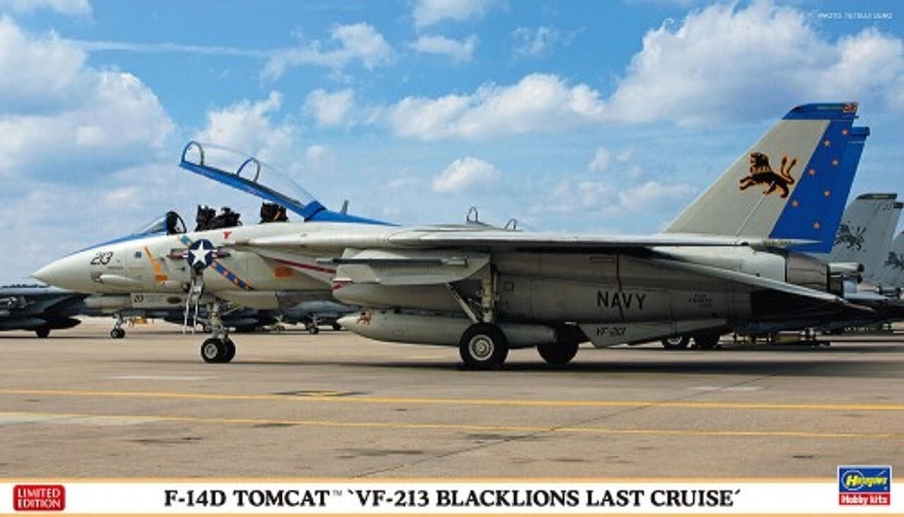 2406 1/72 F14D Tomcat VF213 Blacklions Last Cruise Fighter Ltd