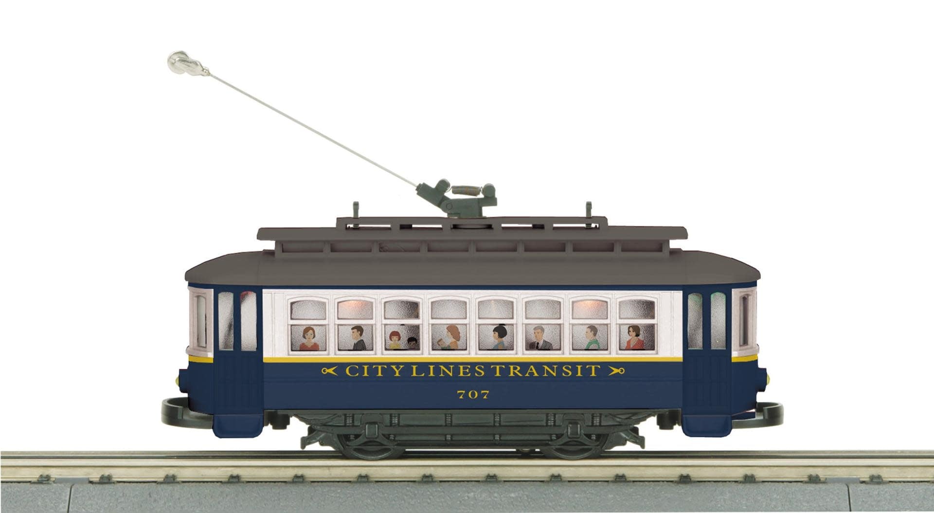305257 O City Lines Bump-n-Go Trolley