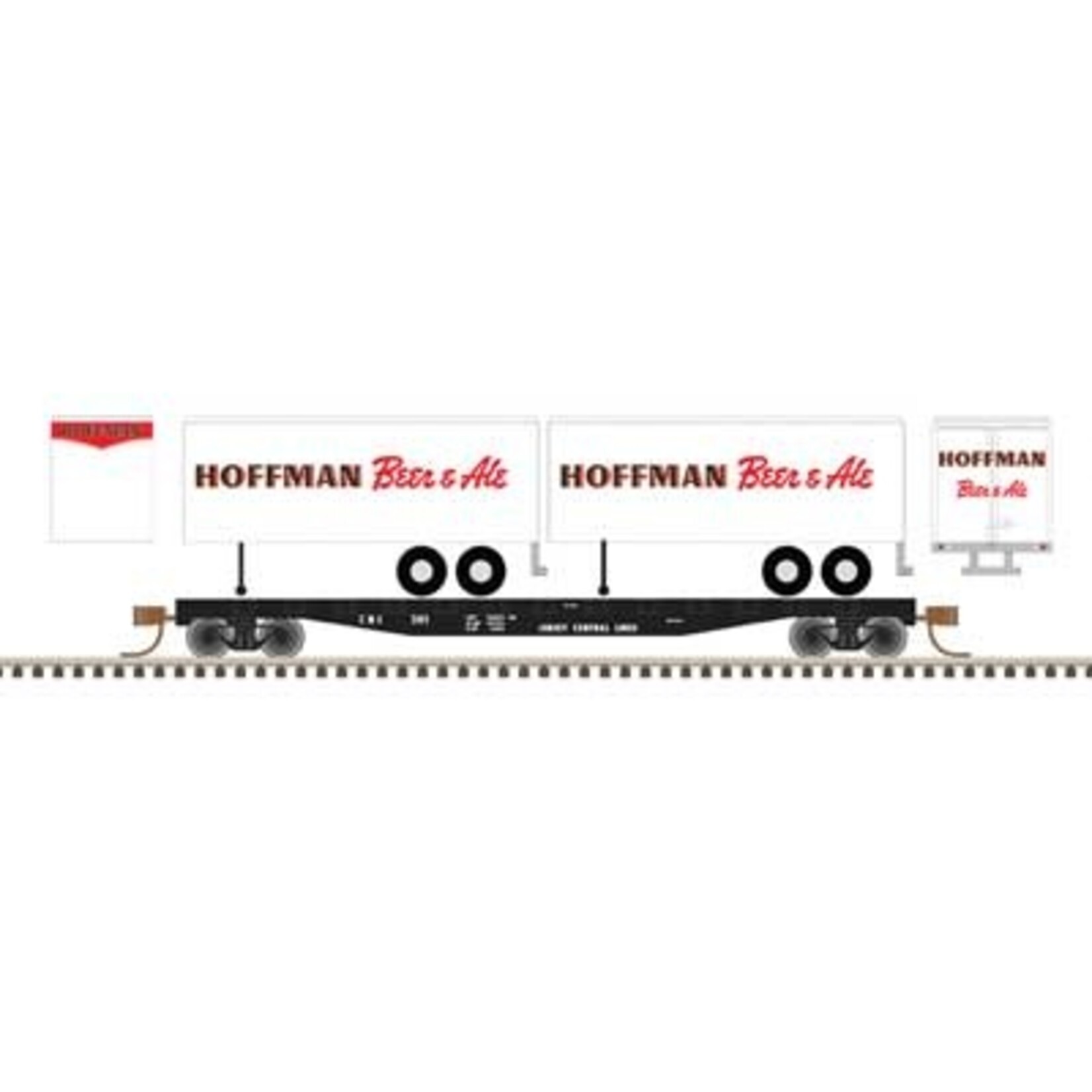 Atlas 50006507 N 50' Flat with 2 Trailer 301