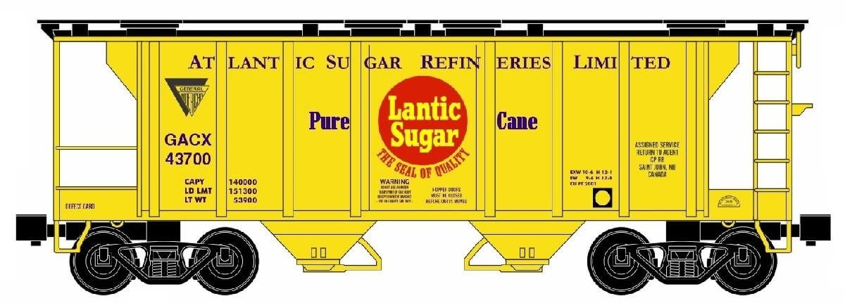 86399101 O 2 Bay Covered Hopper Atlantic