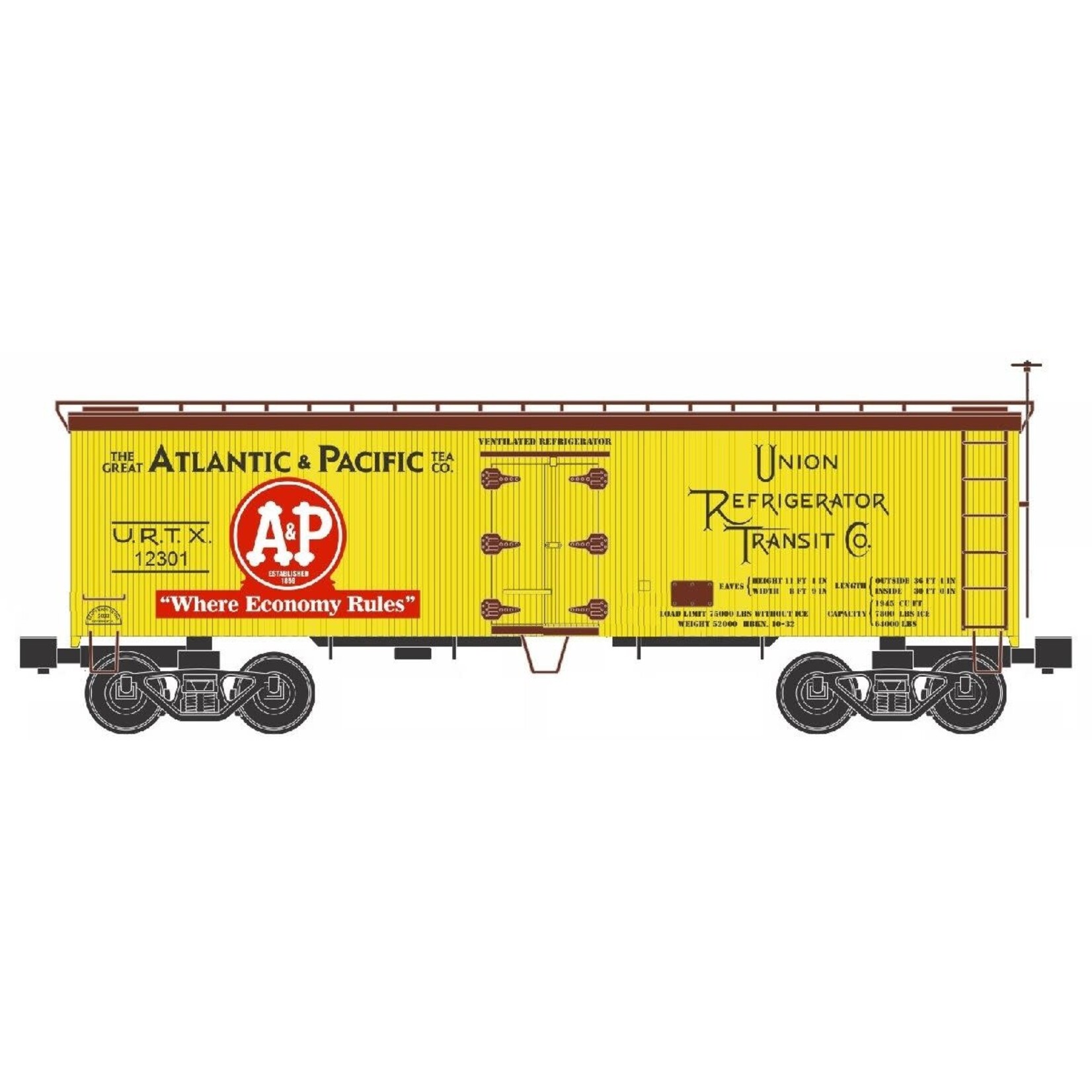 Ready Made Trains 8619927 OI Woodside Reefer A&P Foods