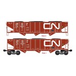 Ready Made Trains 66288 O 3 Bay Hopper CN
