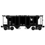 Ready Made Trains 86326 O 2 Bay Covered Hopper CNJ