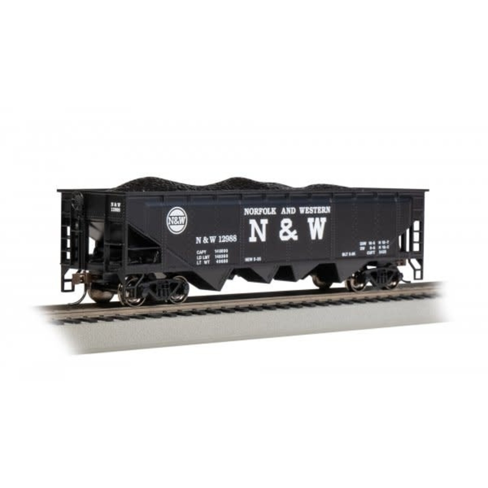 Bachmann 17642 HO 40' Quad Hopper N&W