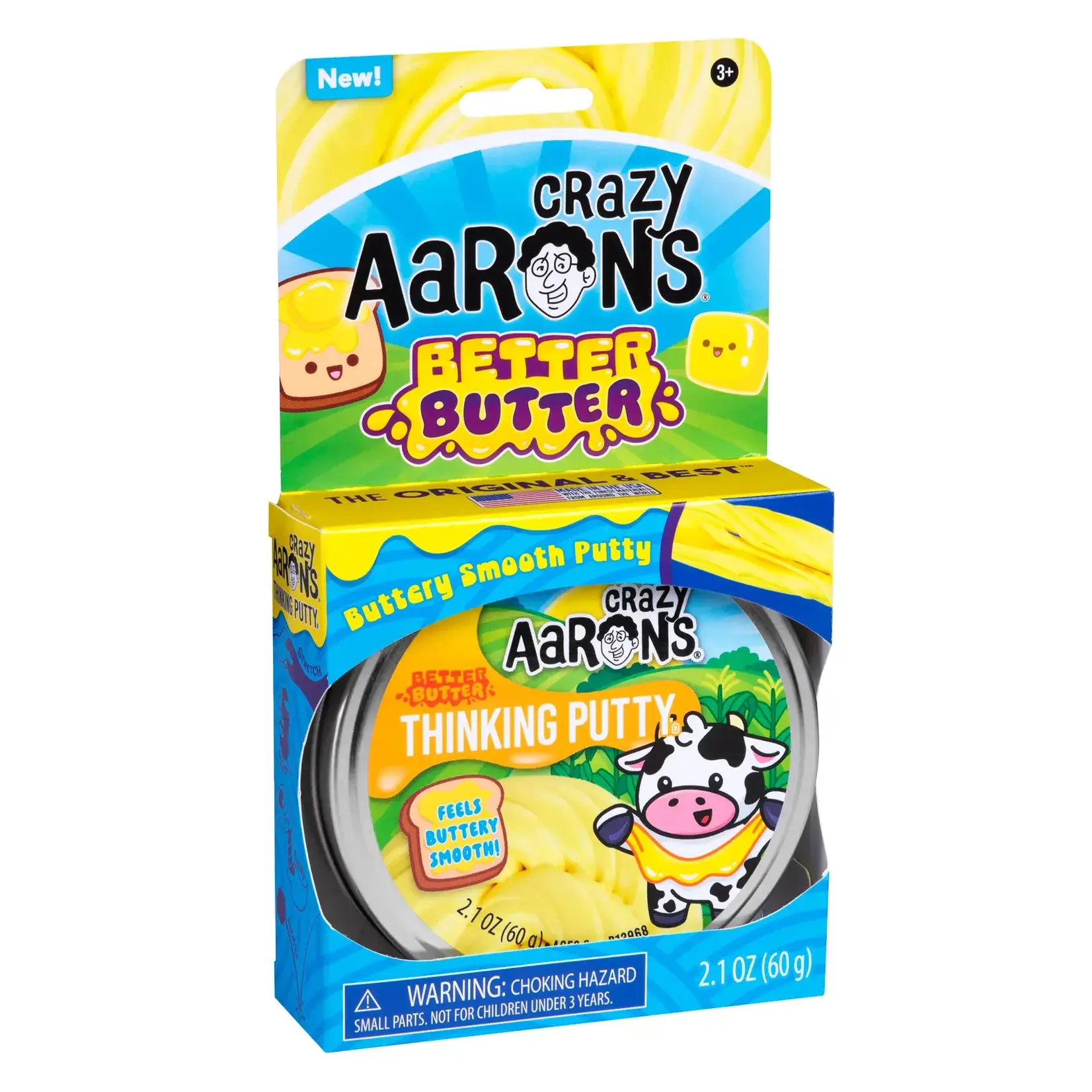 Crazy Aarons BE020 Thinking Putty Better Butter 4" Tins