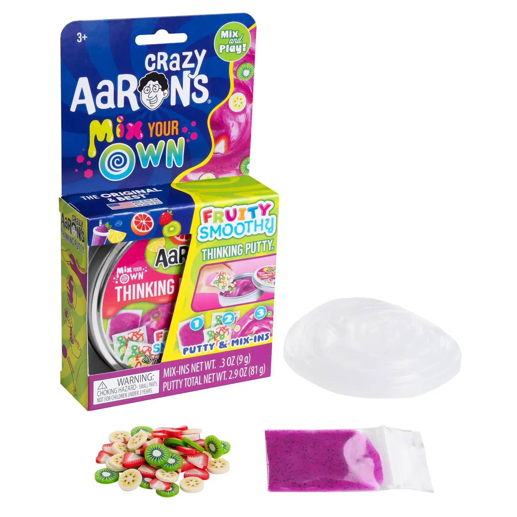 Crazy Aarons MXFE020 Thinking Putty Fruity Smoothy Mix It Full Size 4"
