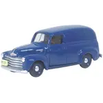 Oxford Diecast 87CV50006 HO 1950 Chevrolet 3100 Panel Van -Mariner Blue