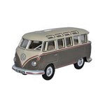 Oxford Diecast NVWS009 N Volkswagen T1 Samba Bus - Grey / Pearl White