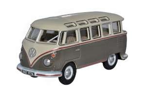 NVWS009 N Volkswagen T1 Samba Bus - Grey / Pearl White
