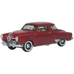 Oxford Diecast 87SC50003 HO 1950 Studebaker Champion Starlight Commanche Red