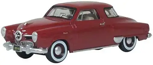 87SC50003 HO 1950 Studebaker Champion Starlight Commanche Red
