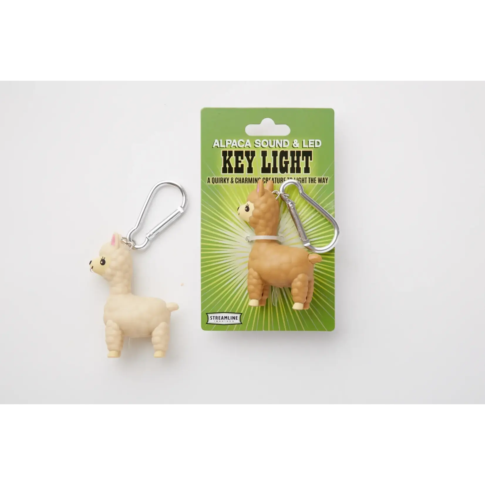 Streamline Imagined Llama Key Ring w/ Sound and Light