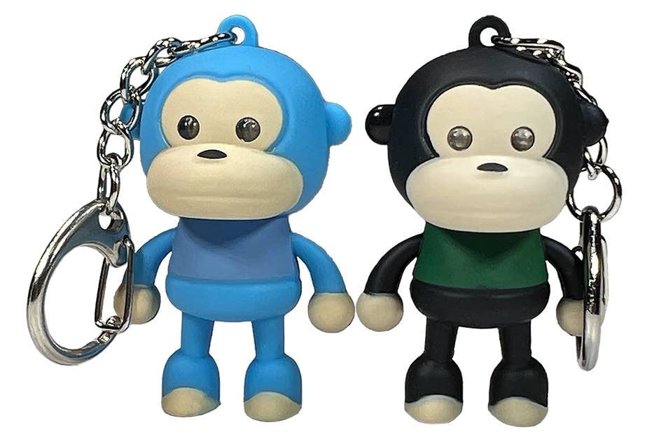 Monkey Key Ring w/ Sound and Light