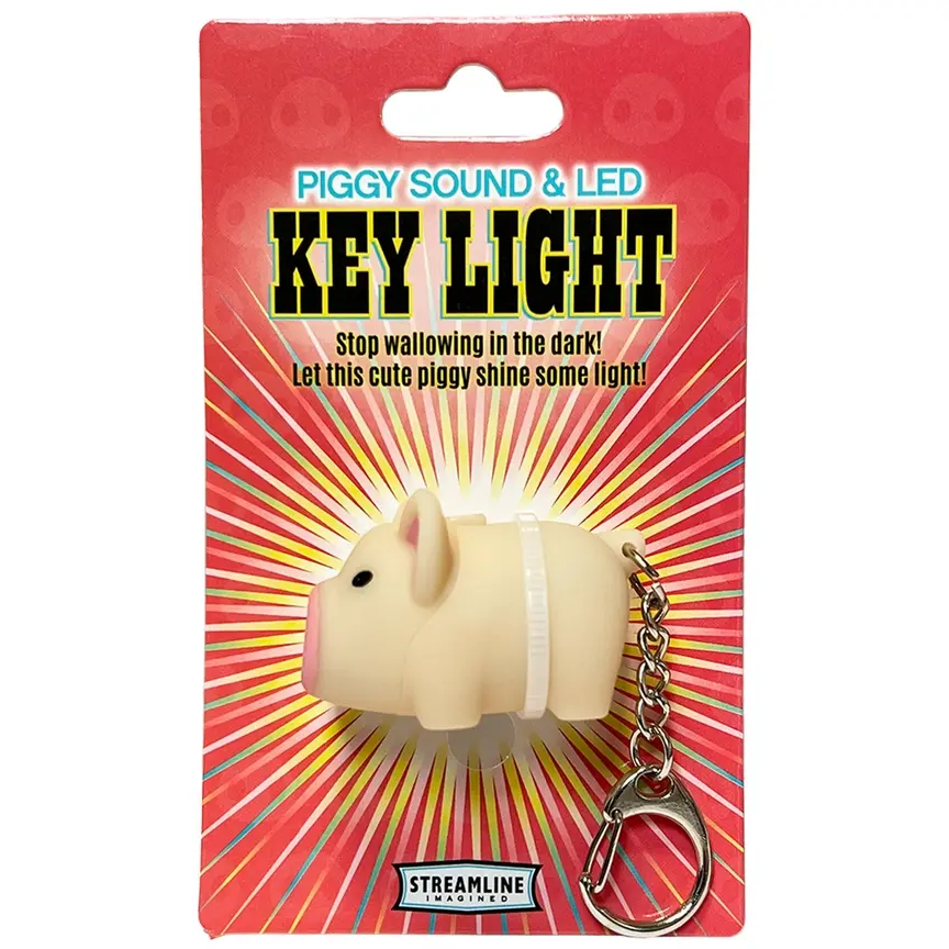 Pig Key Ring w/ Sound and Light