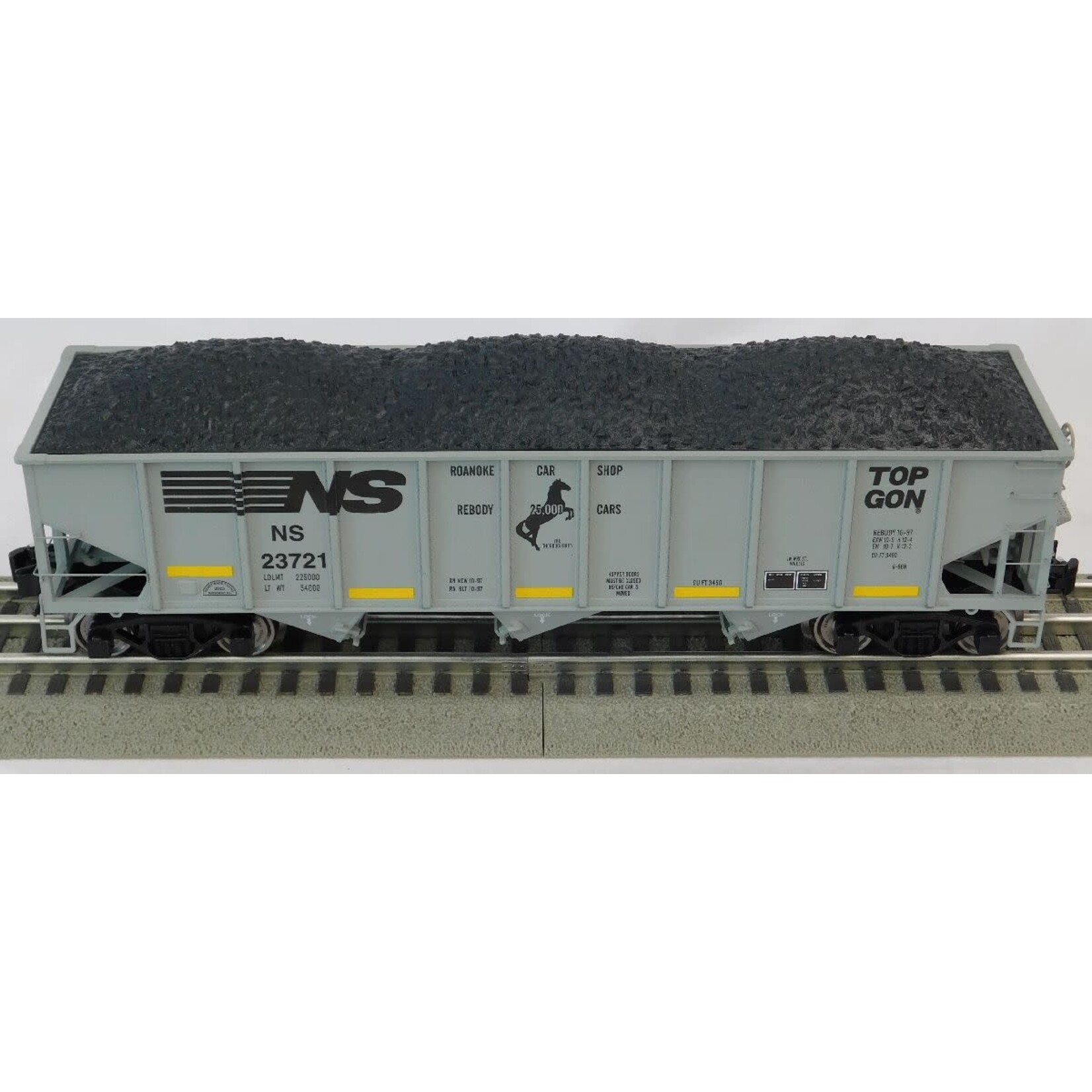 Ready Made Trains 66247 O 3 Bay Hopper NS TOP GON