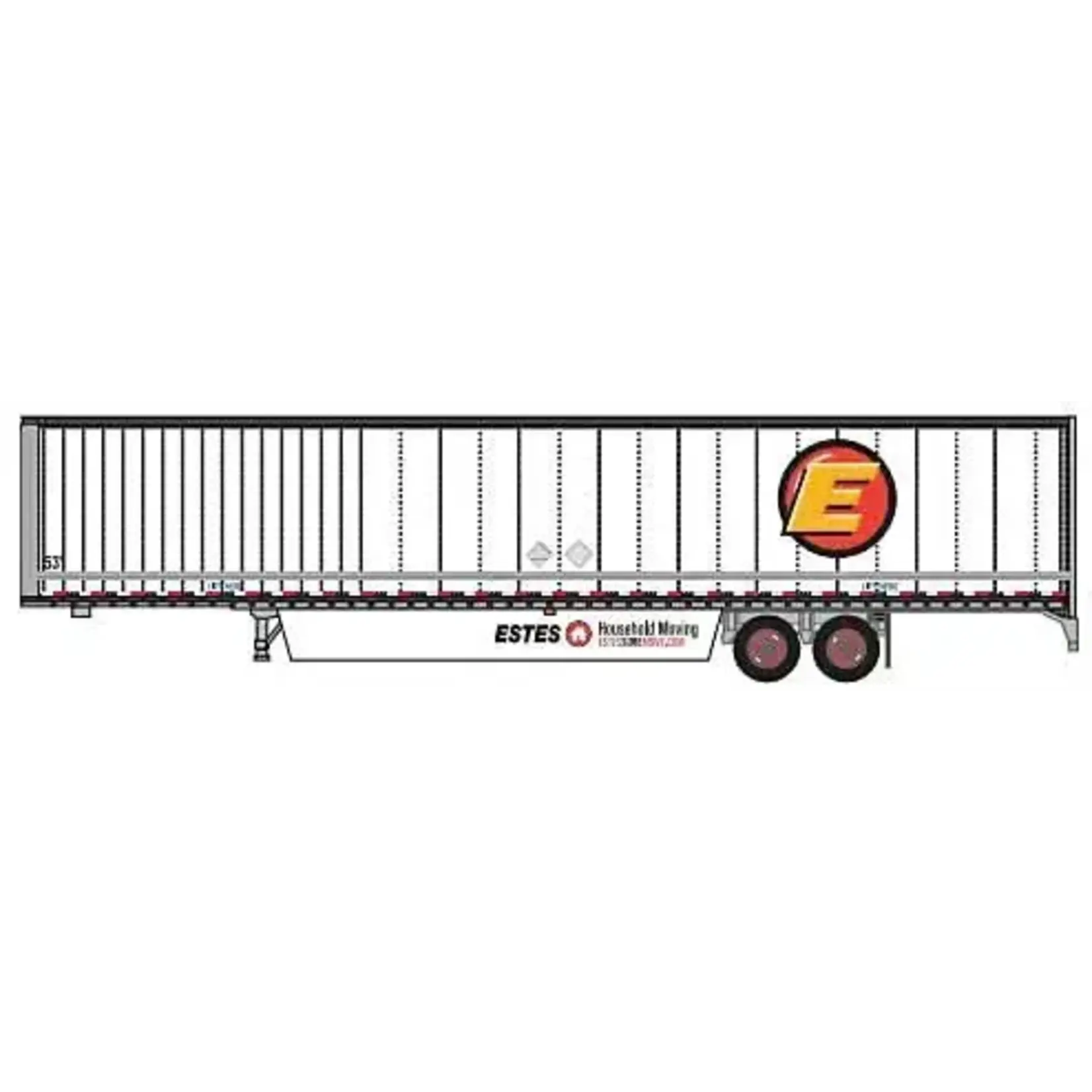 Train Worx 4539404 53' Dry Van Trailer ESTES #4