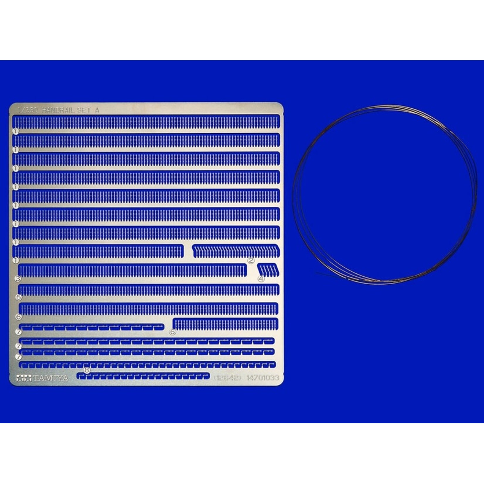 Tamiya 12642 1/350 Handrail Set A Photo-Etched Detail Set