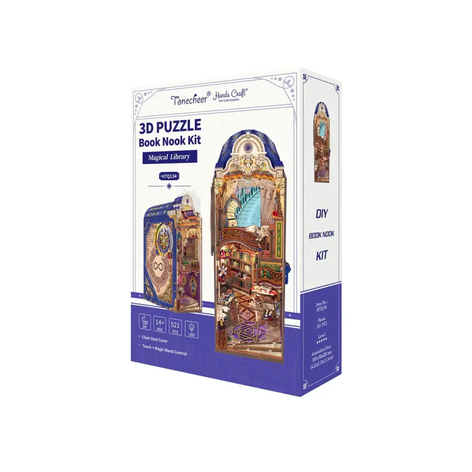 Hands Craft Magical Library Book Nook Kit