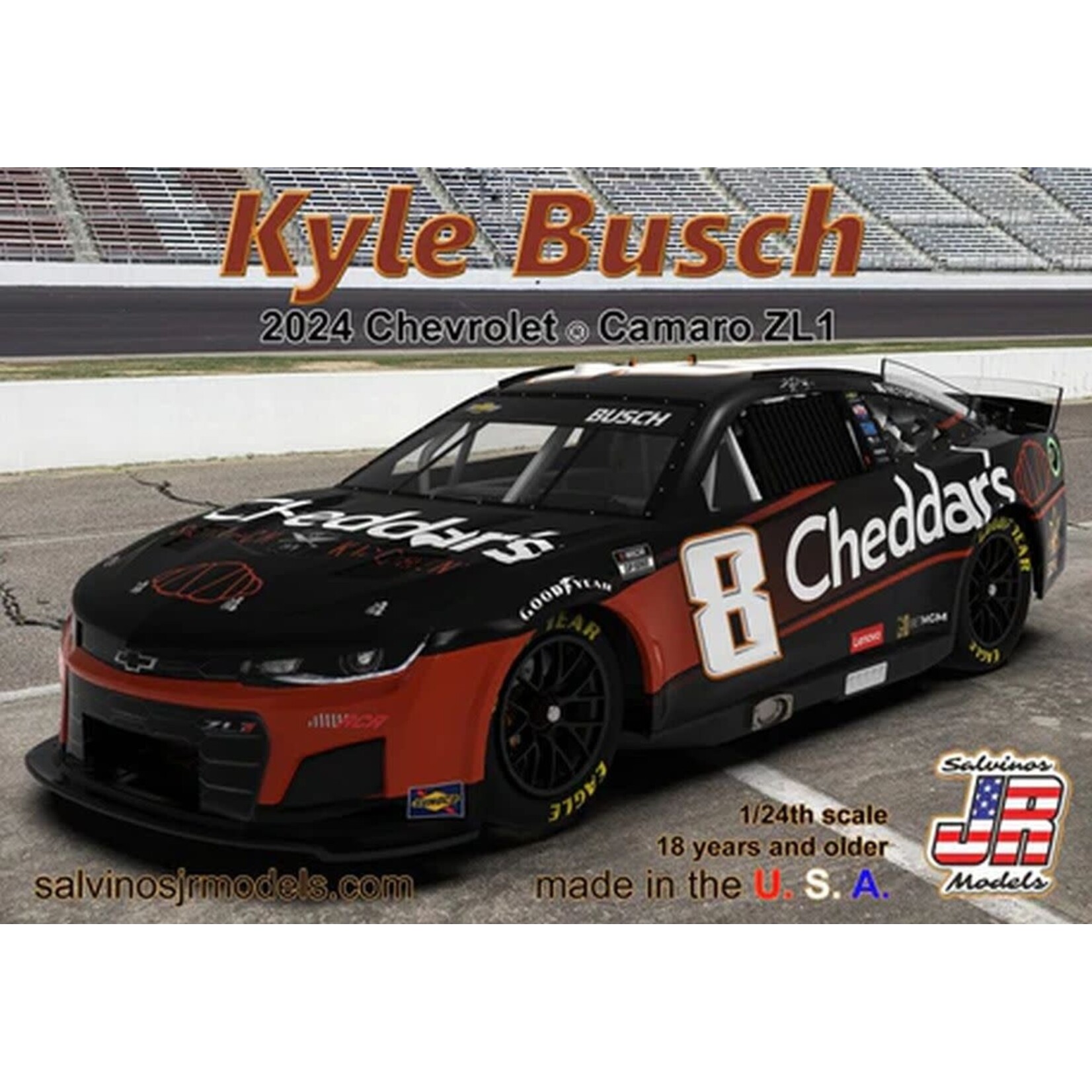 Salvinos 43841 Richard Childress Racing 2024 Kyle Busch Camaro Cheddars