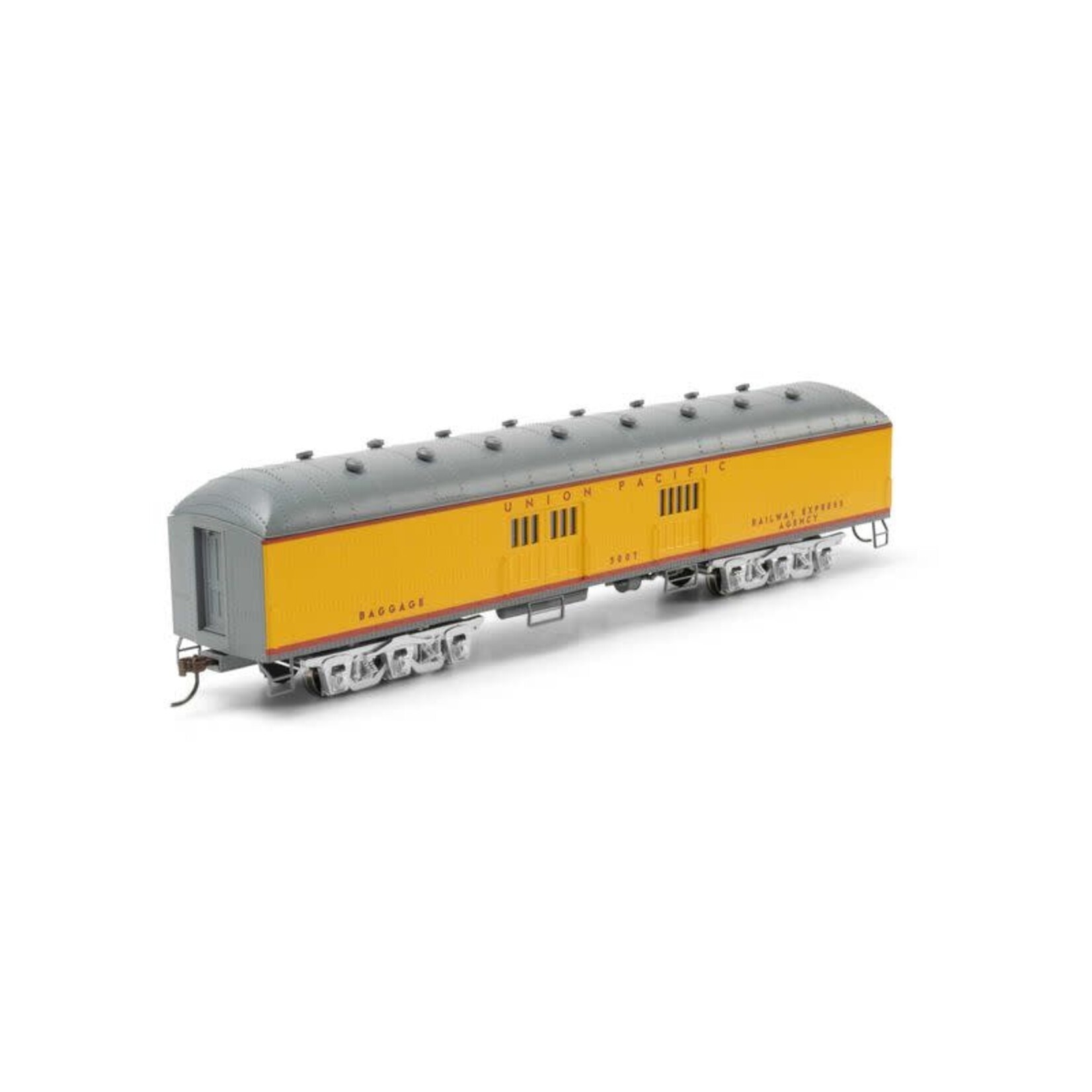 Athearn 73025 HO RTR Arch Roof Baggage UP #3007