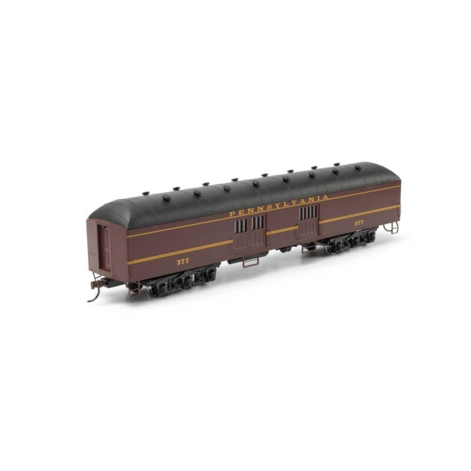 Athearn 73028 HO RTR Arch Roof Baggage PRR #377