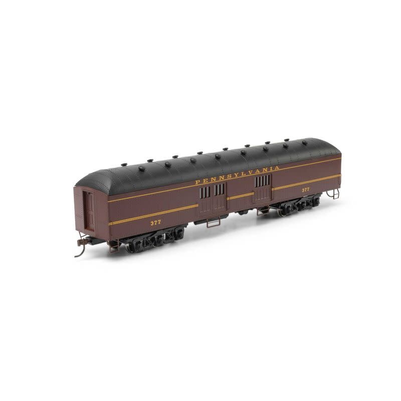 73028 HO RTR Arch Roof Baggage PRR #377