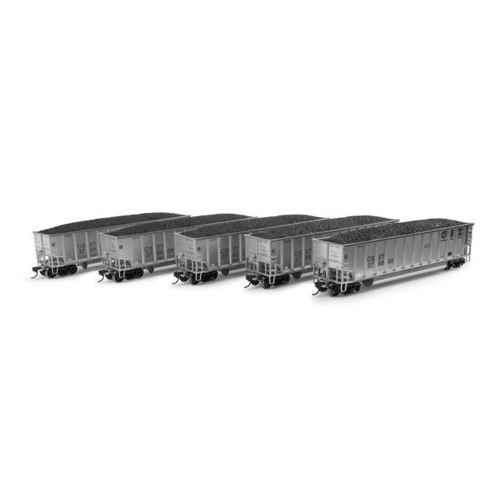 Athearn 81602 HO Bethgon Coalporter w/Load CSX #2 (5)